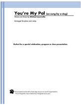 You're My Pal Unison choral sheet music cover